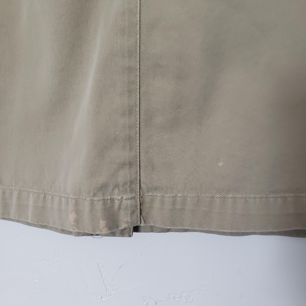 Bossini Ladieswear Womens Medium Dark Khaki Tan Denim Midi Skirt Business Casual - Picture 5 of 6